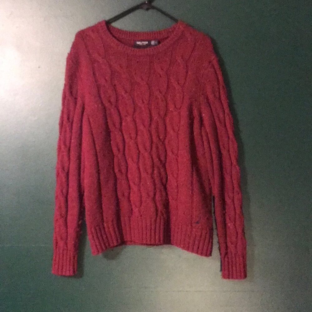 Red Nautica Sweater